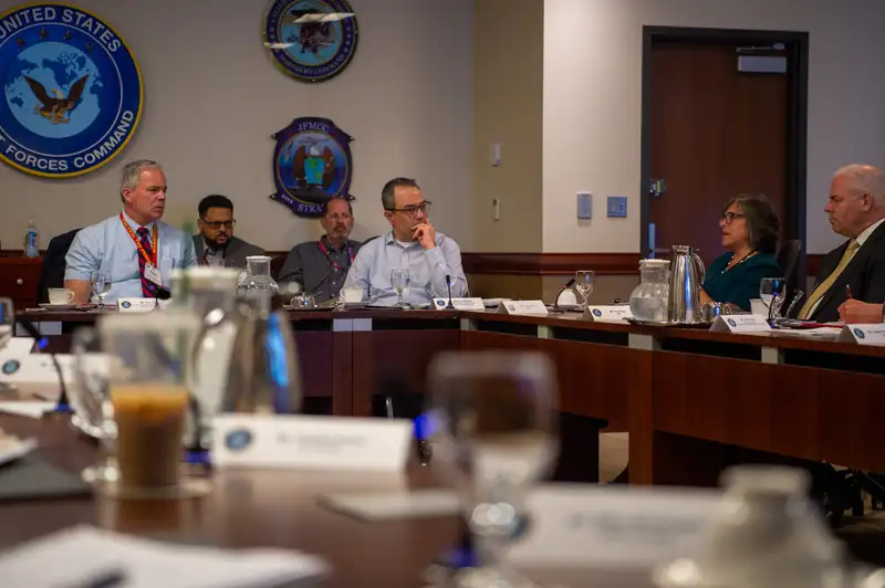 Senior leadership meeting at U.S. Fleet Forces Command in Norfolk, Virginia — the command where Bag served as Executive Director of Training